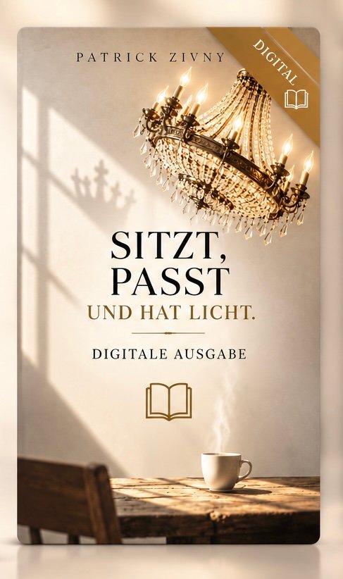 SITZT, PASST UND HAT LICHT. — Digital Edition